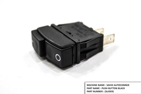 4028.4017.4/0 Push Button  Black (Slider)