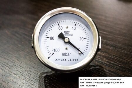 PRESSURE GAUGE  0-100M BAR
