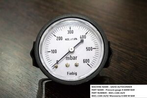 4021.1160.16/0 PRESSURE GAUGE 0-600 M BAR