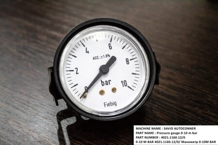 4021.1160.12/0 PRESSURE GAUGE  0-10M BAR